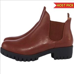 𝐂𝐇𝐀𝐒𝐄 + 𝐂𝐇𝐋𝐎𝐄 | MOCHA VEGAN LEATHER “HEAVEN ON EARTH” CHELSEA BOOTS